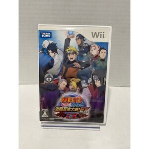Takara Tomy Naruto Shippuden Gekitou Ninja Taisen EX 3 Wii NTSC-J Excellent